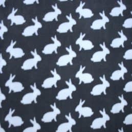 Rabbit Dark Grey Anti Pil Polar Fleece