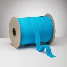 80cm - Latex Free 25mm ProStretch® Plush Fold Over Elastic (FOE) - Aqua