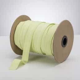 Latex Free 25mm ProStretch® Plush Fold Over Elastic (FOE) - Celery