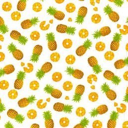 Pineapple Express Cotton Fabric