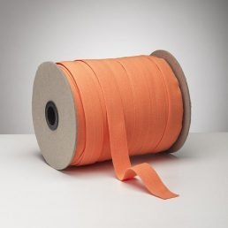 80cm - Latex Free 25mm ProStretch® Plush Fold Over Elastic (FOE) - Blaze Orange
