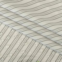 ProSoft® REPREVE® Waterproof 1 mil eco-PUL - White Stripes Mix