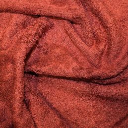 Bamboo Terry Towelling - Terracotta