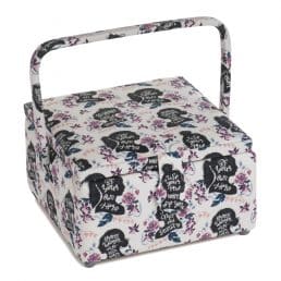 Medium Sewing Box | Empowerment (CRACKED TRAY)