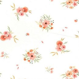 Poppies on Ivory Digital Jersey