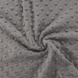 50cm x 150cm (Dirty) Plush Dimple Fleece - Grey