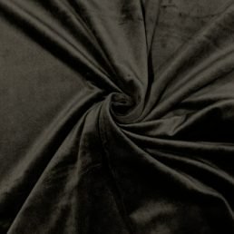 50cm x 150cm (Dirty) Smooth Plush Fleece - Black