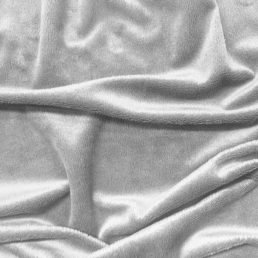 Smooth Plush Fleece - Silver