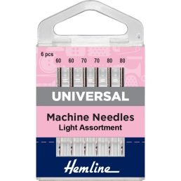 Sewing Machine Needles - Universal - Mixed Fine 6 pieces