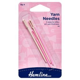 Wool and Yarn Plastic 4 Piece Needles