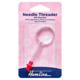 Needle Threader with magnifier