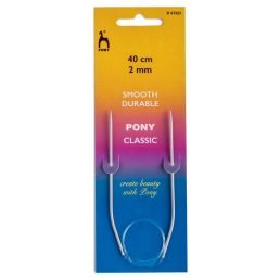 Knitting Pins - Circular Fixed - Classic 40cm