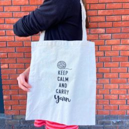 Tote Bag | Keep Calm and Carry Yarn