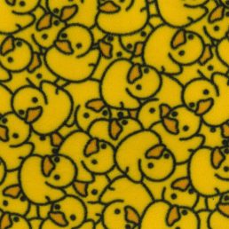 Yellow Ducks Anti Pil Polar Fleece