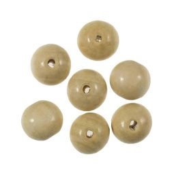 Beech Wood Beads | 20mm | Packs of 7