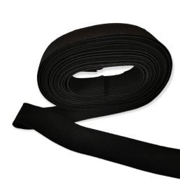 25mm Waistband Elastic - Black