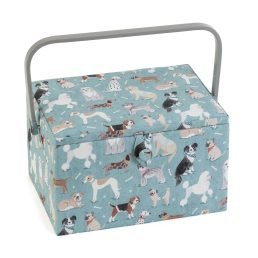 Large Sewing Box | Dogs