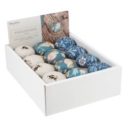 Printed Fabric Dome Top Pincushion