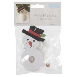Pom Pom Decoration Kit | Snowman