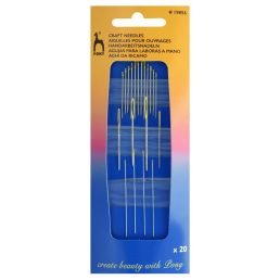 Hand Sewing Needles: Craft: Gold Eye