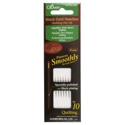 Hand Sewing Needles: Quilting: Black Gold: No.10 (3)