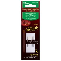 Hand Sewing Needles: Quilting: Black Gold: No.9 (3)