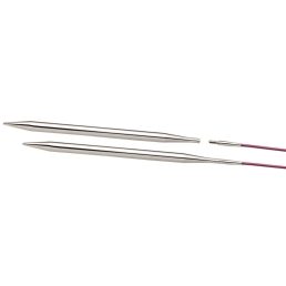 KnitPro Circular Interchangeable, Standard, Nova Metal Knitting Needles 6.50mm - Knitting Pins: Circular: Interchangeable: Standard: Nova Metal: 6.50mm