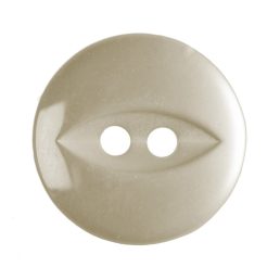 Trimits Beige Fish Eye Polyester Button | 14mm | G03392242