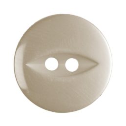 Trimits Beige Fish Eye Polyester Button | 16mm | G03392642